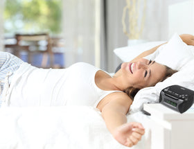Naxa speaker grill and control buttons for straightforward audio control