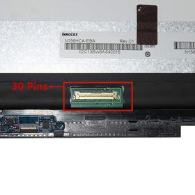 NBPCLCD 30 pin LCD connector close up showing compatibility with Envy X360