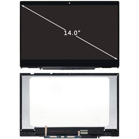 NBPCLCD HP Pavilion X360 14in screen assembly ready for replacement, supports sharp 1080p visuals.