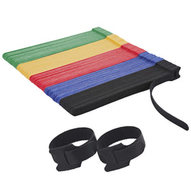 NBTORCH 150pcs cable ties set with colorful straps for organized cables at home