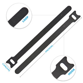 NBTORCH hook-and-loop cable ties enable quick adjustments without trimming
