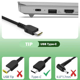 NDWQGFS 90W USB-C charger worldwide input 100-240V for global use.
