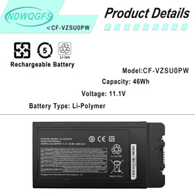NDWQGFS CF-54 battery side connection demonstrates easy plug-in during field tasks