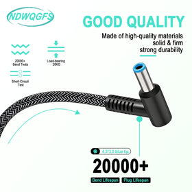 NDWQGFS compact travel-size charger fits in pockets for travel.