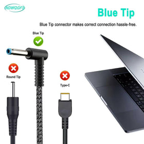 NDWQGFS dual-output 65W charger powers two devices from one adapter.