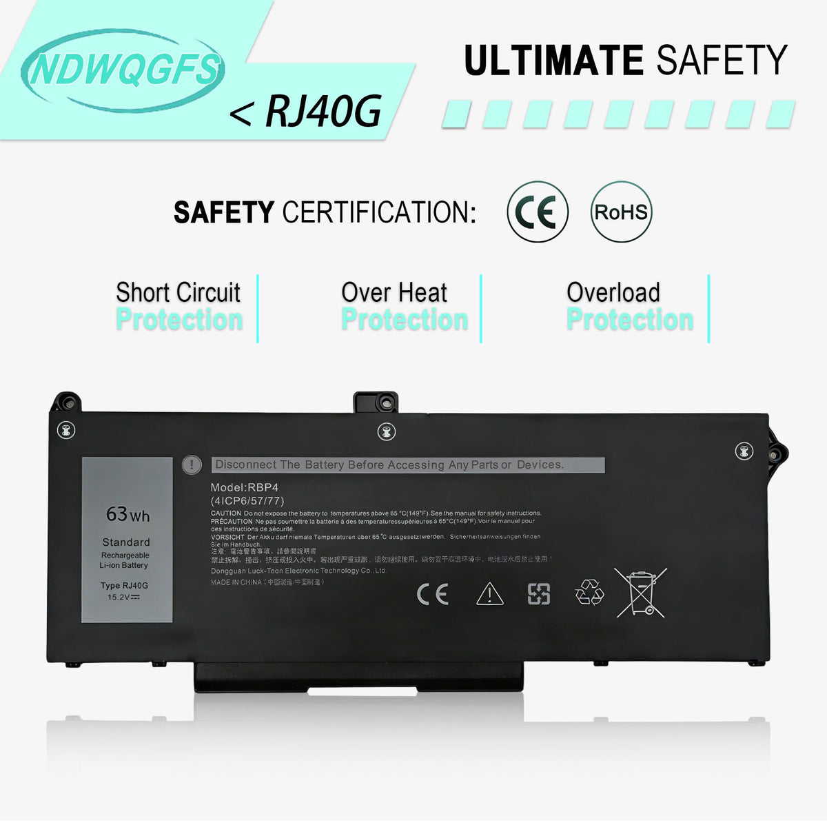 NDWQGFS in travel setup showing longer battery life for on-the-go productivity