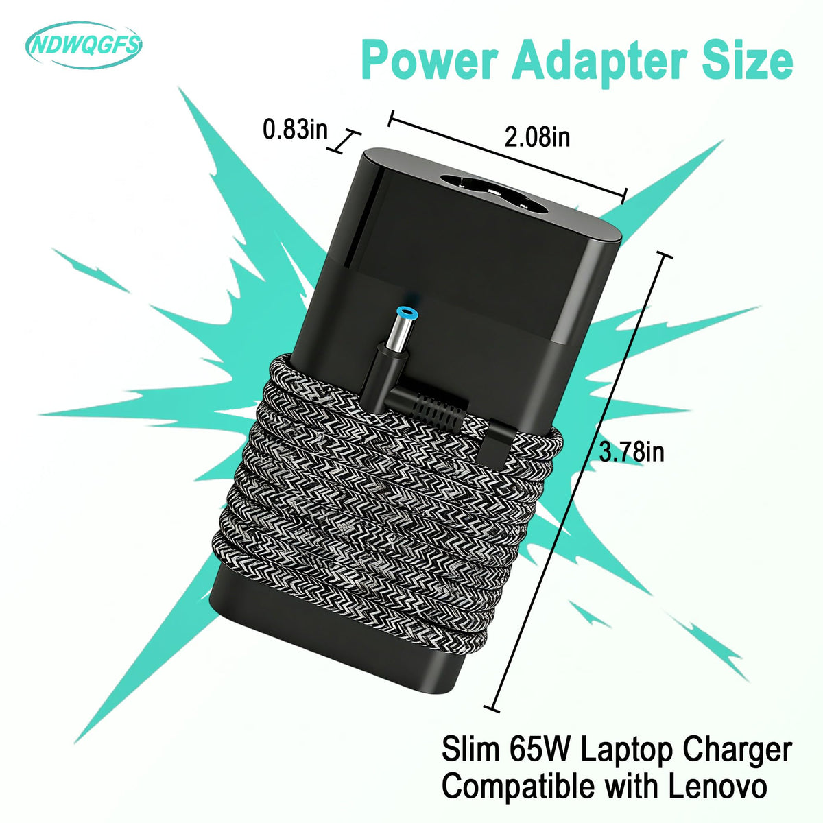 NDWQGFS safety-certified charger meets UL/ETL standards for safer charging.