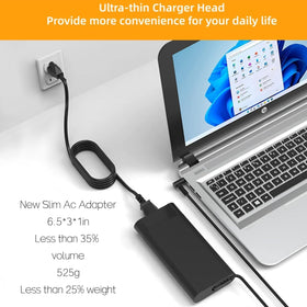 NDWQGFS slim adapter side profile highlighting compact portability benefit