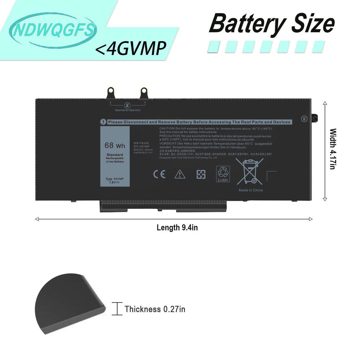 NDWQGFS included screwdrivers and pry tool for easy, safe installation