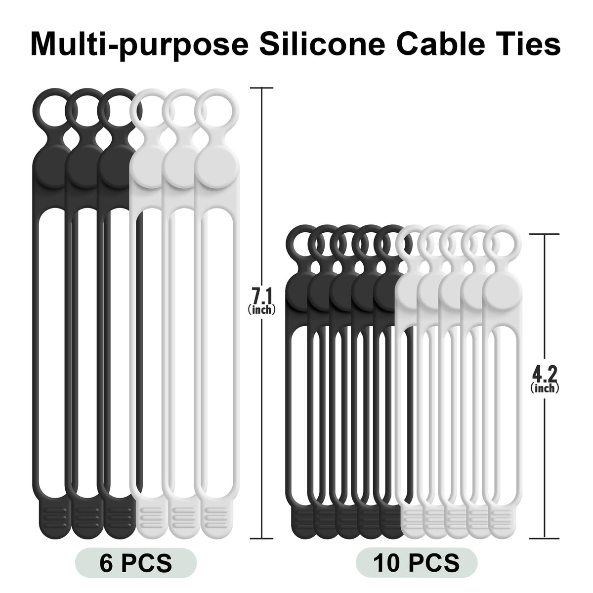 Nearockle easy-clean reusable cable ties for simple maintenance.