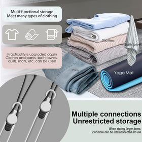 Nearockle multi-purpose cable management for kitchen, desk, and travel.