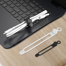 Nearockle packaged contents show 10 ties at 4.2-inch and 6 ties at 7.1-inch in white and black.