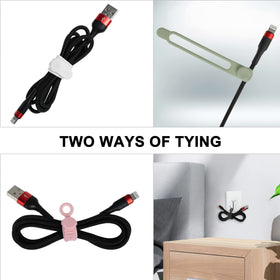 Nearockle cable ties suited for home and office cable management.