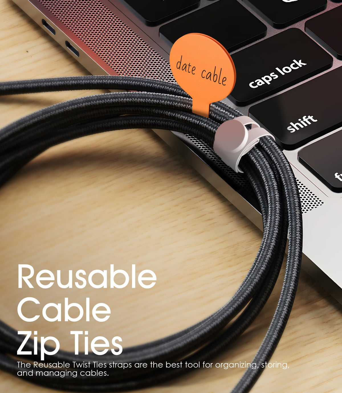 Nearockle travel-friendly kit keeps electronics cables neat on the go.
