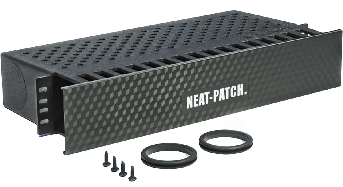 NEAT-PATCH assembly-ready unit keeps racks neat and accessible