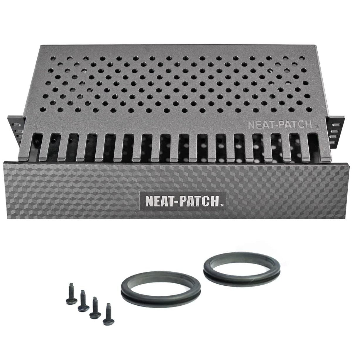 NEAT-PATCH cable management unit 3-pack top view for easy rack access
