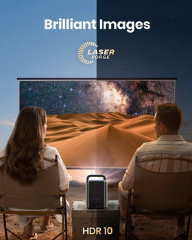 NEBULA Cosmos Laser 4K portable handle enables easy relocation to any room.