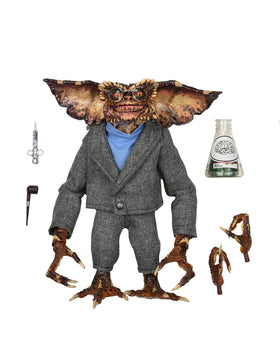 NECA Brain Gremlin front packaging showing collector window display and branding