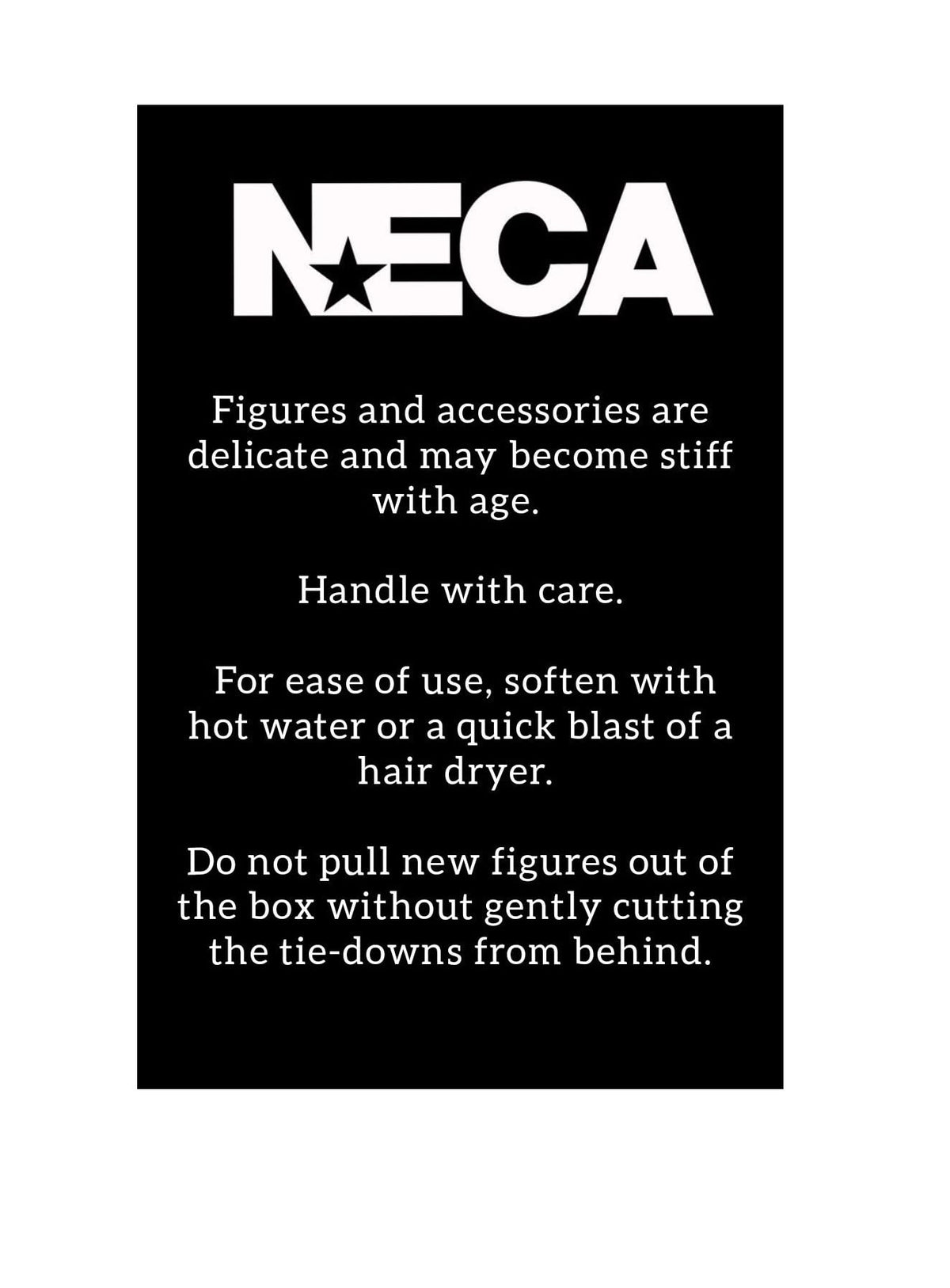 NECA set staged on shelf in a living room, nostalgic decorative centerpiece for fans