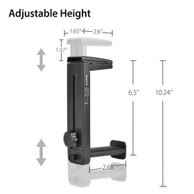 NEETTO HS906 desk-edge clamp protects surfaces with soft pads.