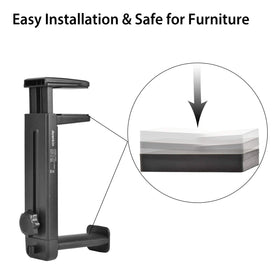 NEETTO HS906 height-adjustable arm adapts to desk setups.