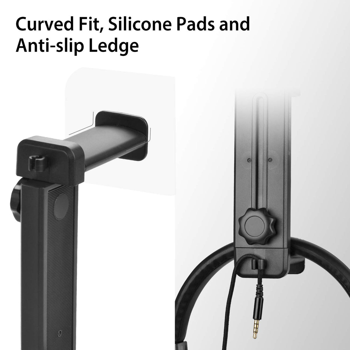 NEETTO HS906 soft silicone pads prevent desk scratches.