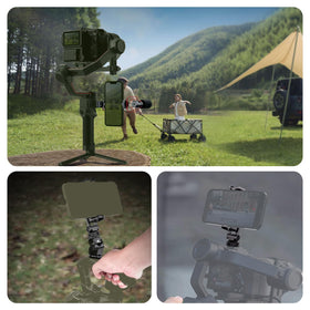 Lightweight aluminum construction supports on-the-go shoots