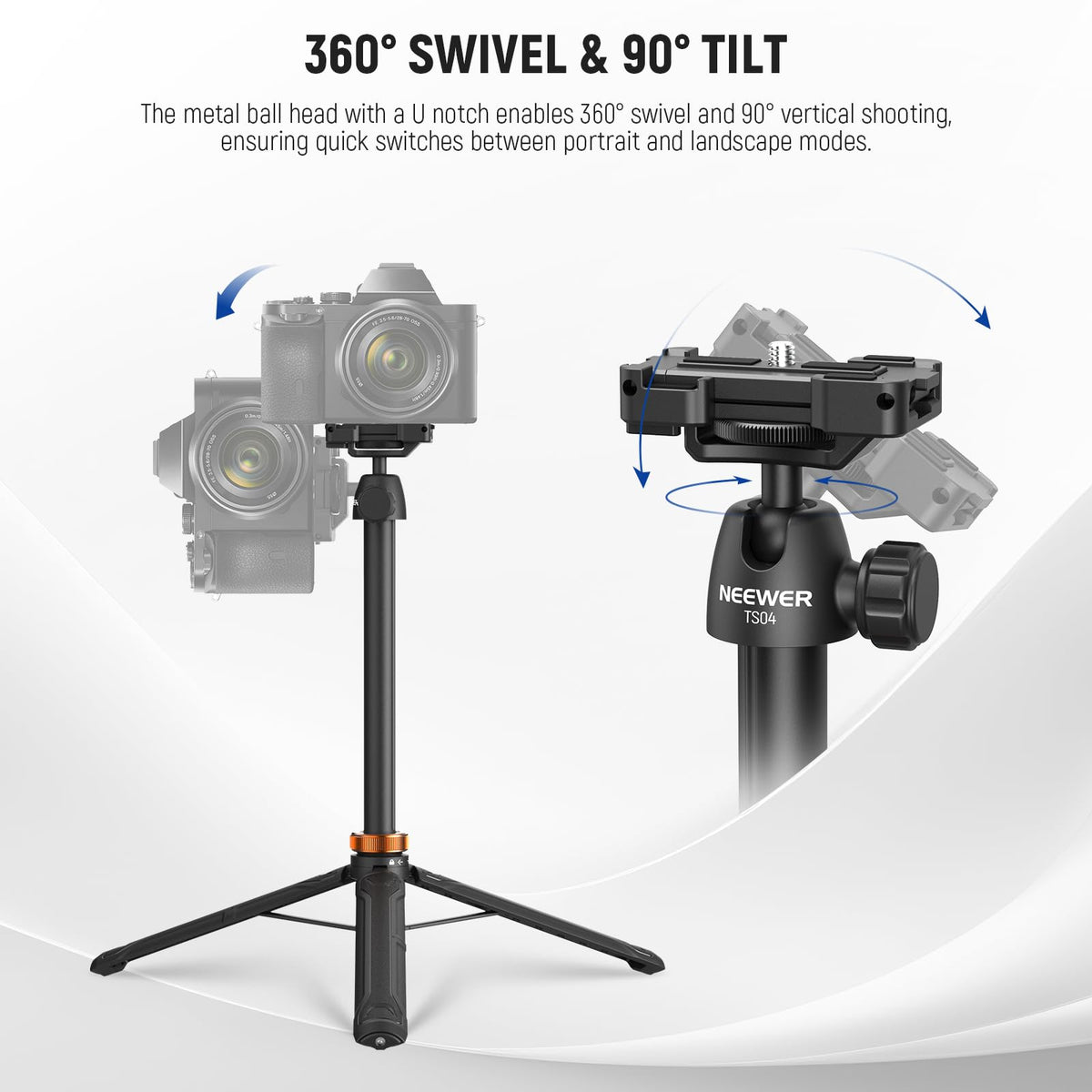 Aluminium alloy body provides a sturdy build for travel use.