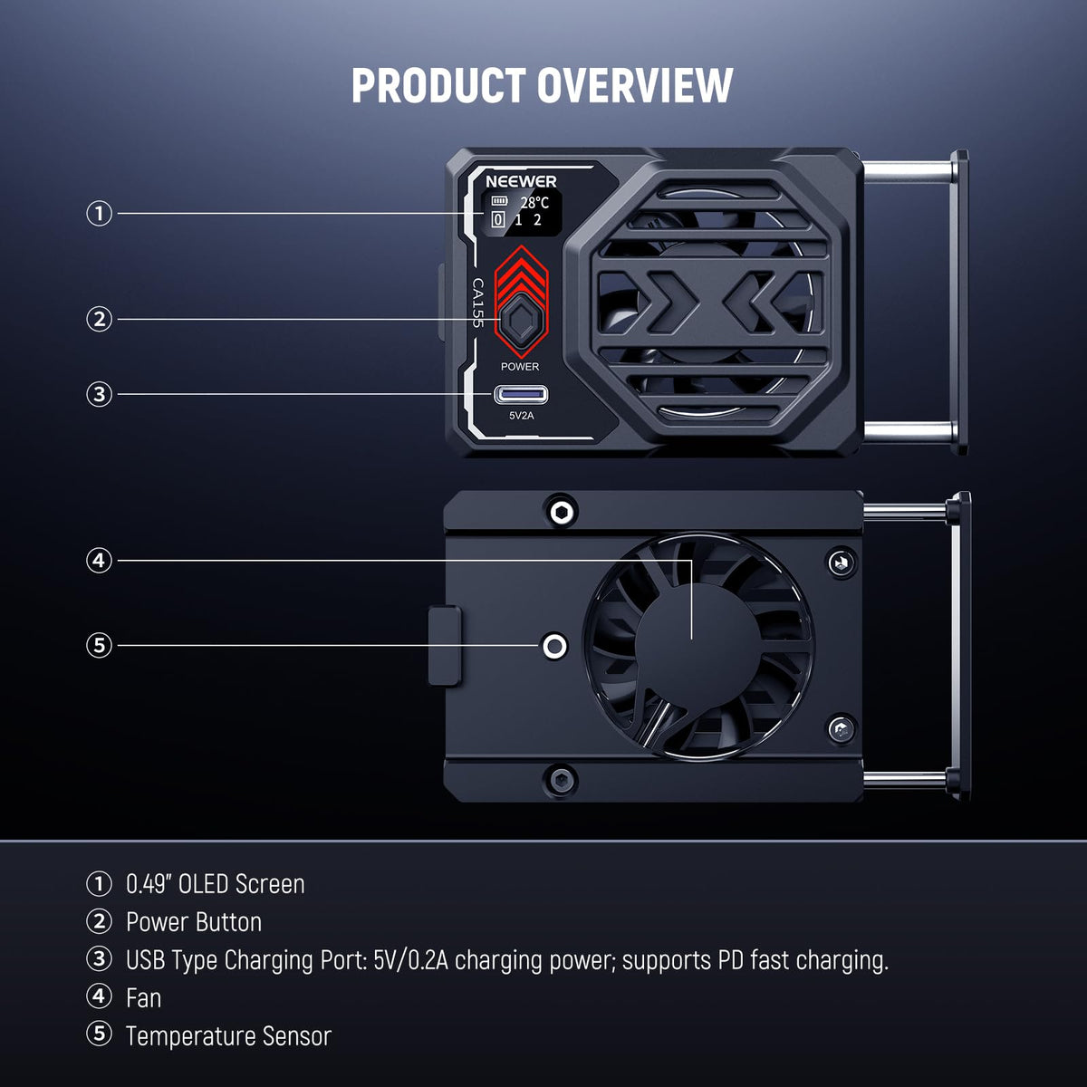 NEEWER Basics compact, lightweight design ideal for travel.
