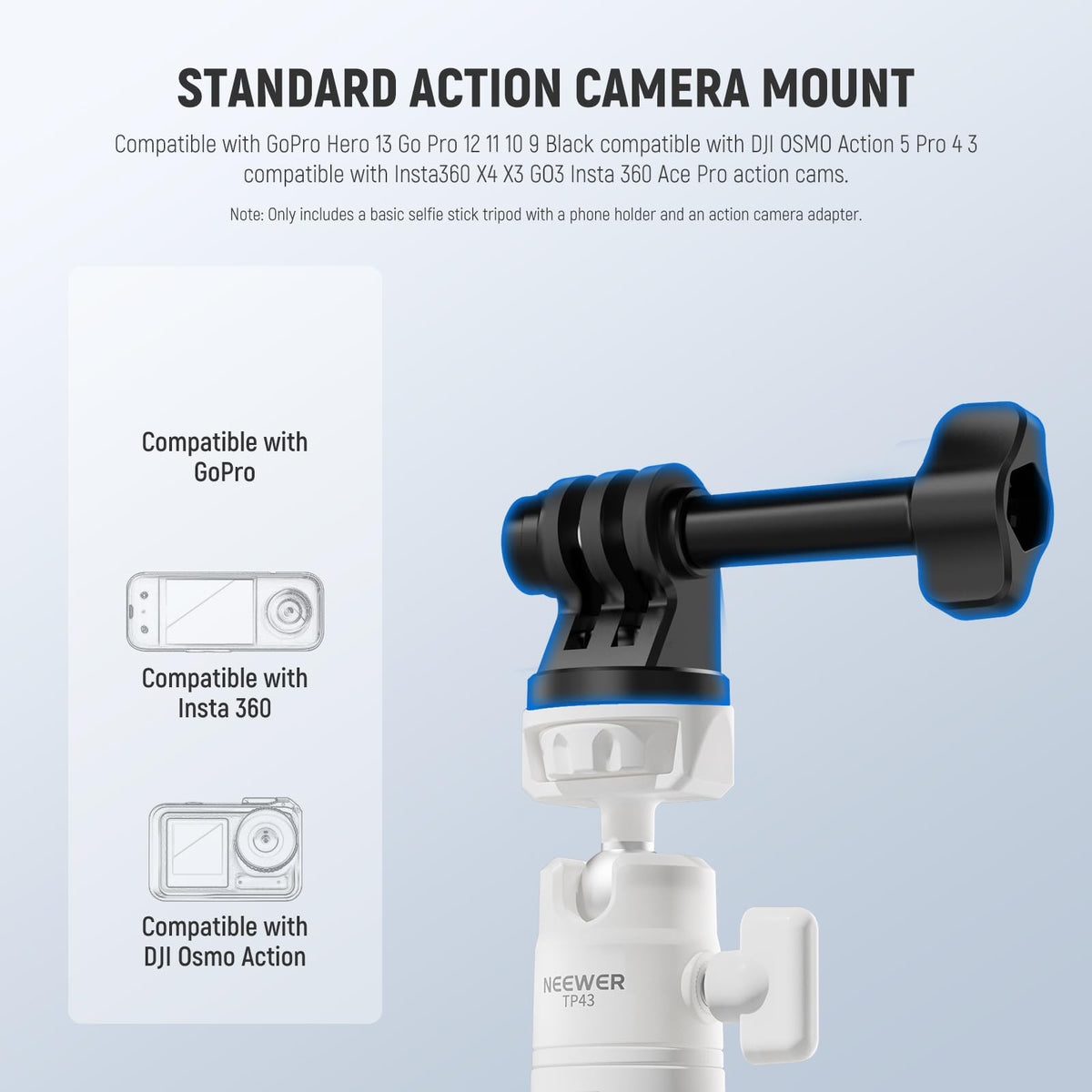 NEEWER Basics universal smartphone holder for iPhone and Android.