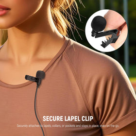 NEEWER compatible with DJI Mic, 3.5mm TRS for wireless setups.
