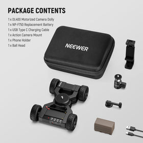 NEEWER DL400 action camera adapter dolly works with GoPro and action cams