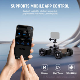 NEEWER DL400 top view dolly ideal for overhead shots with stable movement
