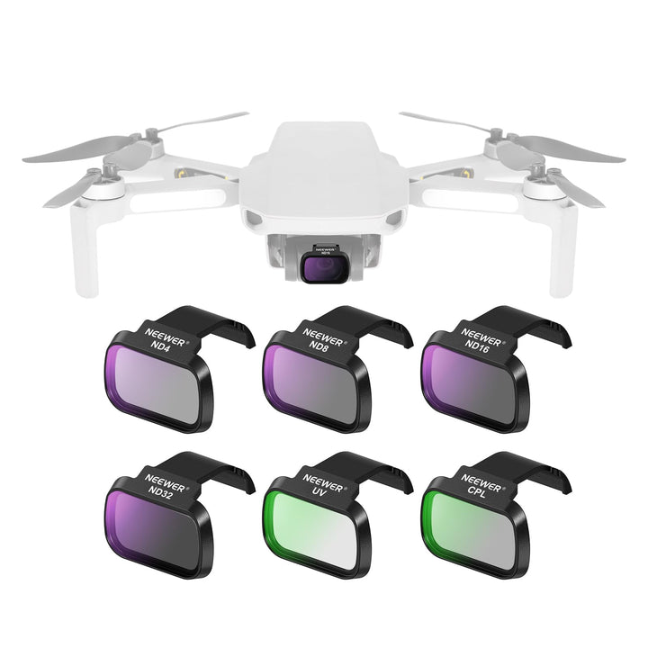 NEEWER front packaging showing complete 6-pack filter kit and benefits