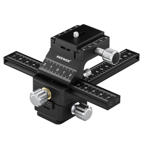 NEEWER rail front view showing compact build and portability benefit