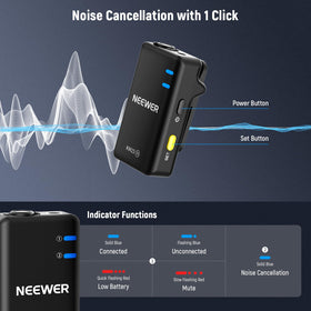 NEEWER KM15 USB-C receiver for plug-and-play device connection.