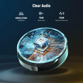 NEEWER KM18 transmitter close-up highlighting compact design and clarity