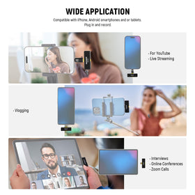 KM23 USB-C charging for convenient power top-up on the go