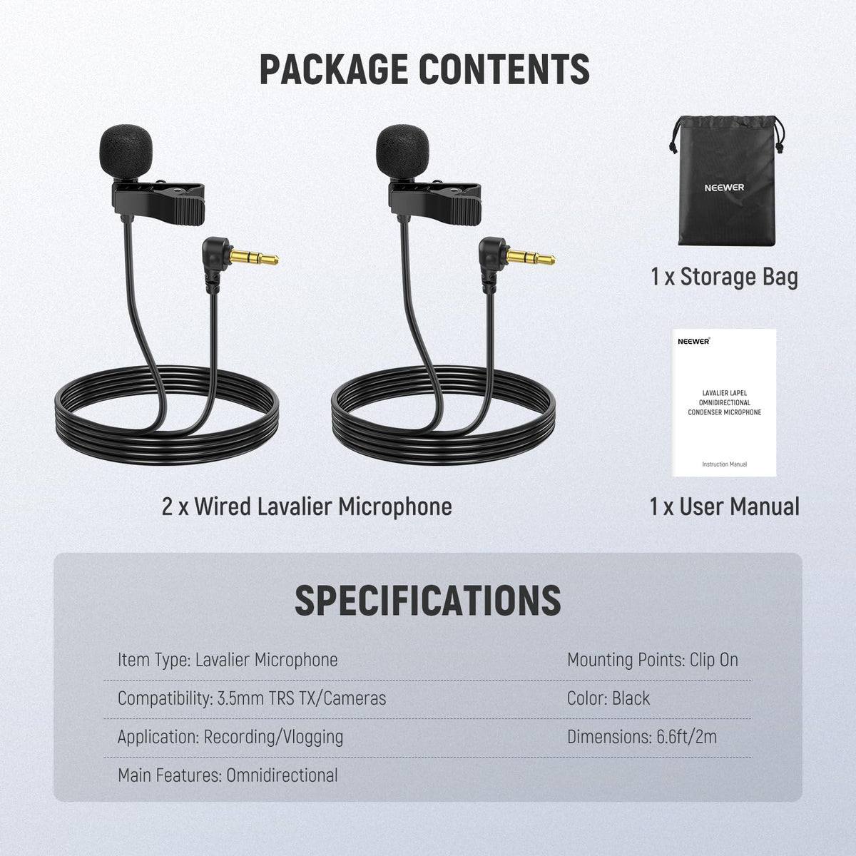 NEEWER on-the-go vlogging setup for interviews.