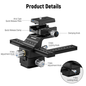NEEWER quick release plate close-up protecting camera and enabling fast swaps
