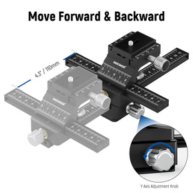 NEEWER side profile with camera mounted demonstrating stable support