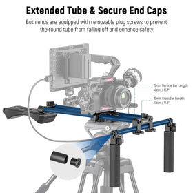 NEEWER SR004 360-degree rotatable handles allow versatile grip angles.