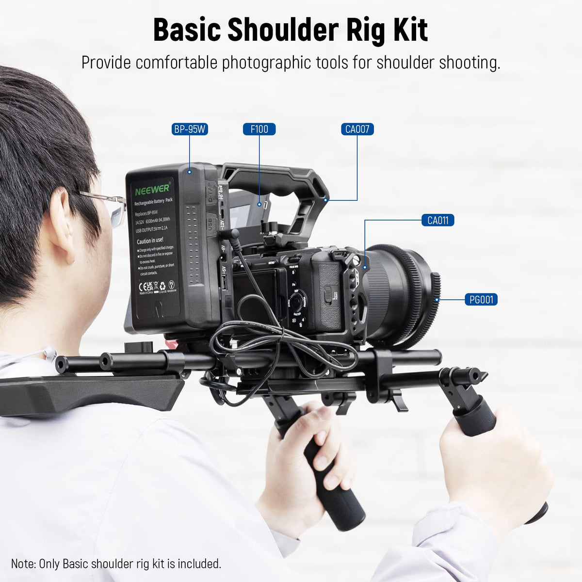 NEEWER SR004 detachable components make compact storage and transport easy.