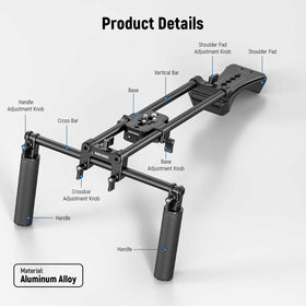 NEEWER SR004 universal baseplate attachment enables quick cage mounting and accessory expansion.