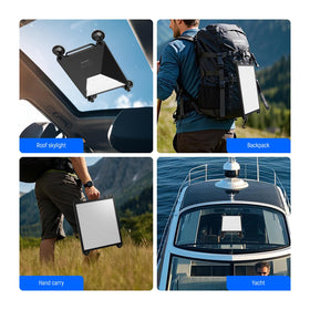 NEEWER ST91 close-up of suction cup locking mechanism, showing secure four-point hold