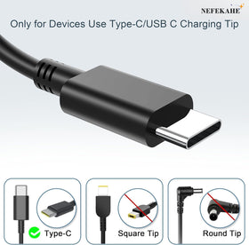 NEFEKAHE long reinforced cable ensures flexible reach from wall to desk.