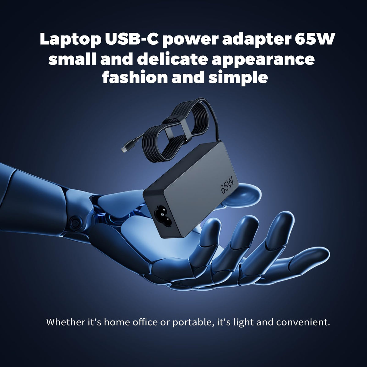NEGENTTREN 65W USB-C charger compatible with multiple Lenovo ThinkPad models.