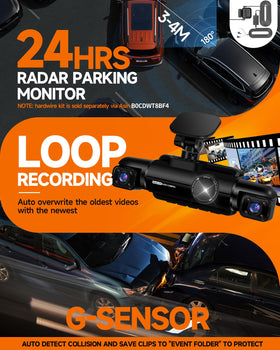 Neideso N700 4-channel setup enables 360-degree coverage across vehicle sides