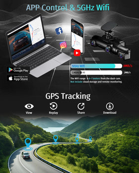 Neideso N900Ultra 5GHz WiFi and GPS enable fast video transfer and precise tracking.