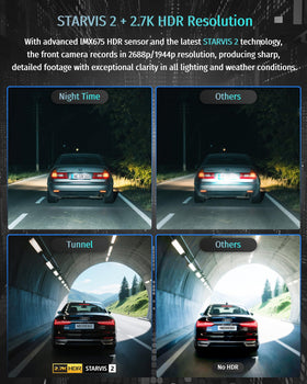 Neideso N900Ultra rear camera covers behind the vehicle in 1080p.